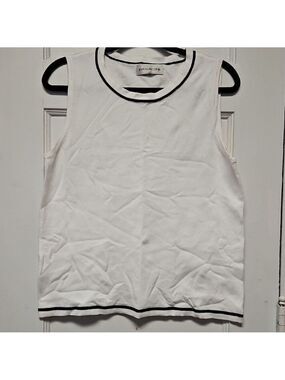 Evan Picone Sweater Tank Top Medium